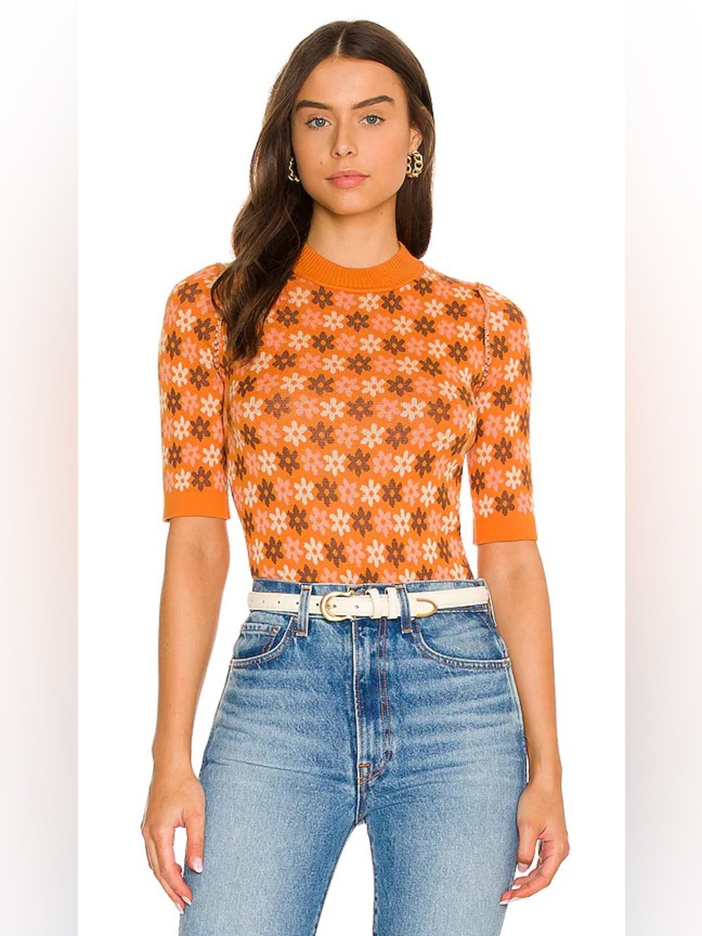 Free People Winter Warmer Bodysuit in Toffee Combo - Size XS